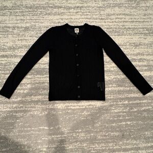 Anne Klein Black woman Button-Front Sweater Cardigan